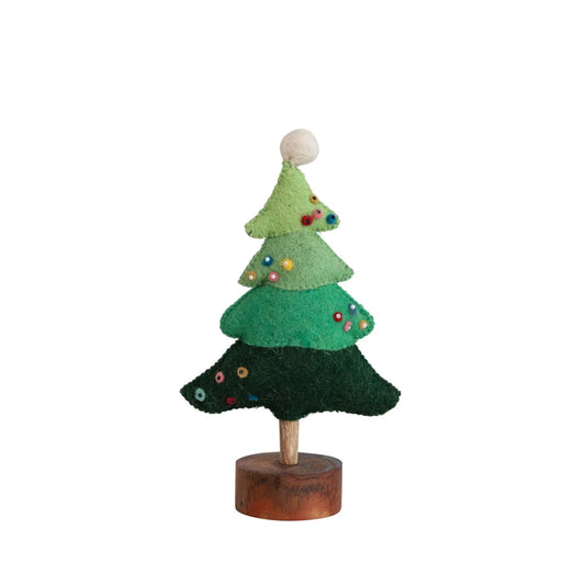 Beaded Felt Tree, The Feathered Farmhouse