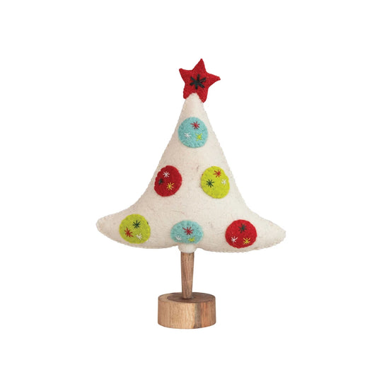 Embroidered Felt Tree, The Feathered Farmhouse