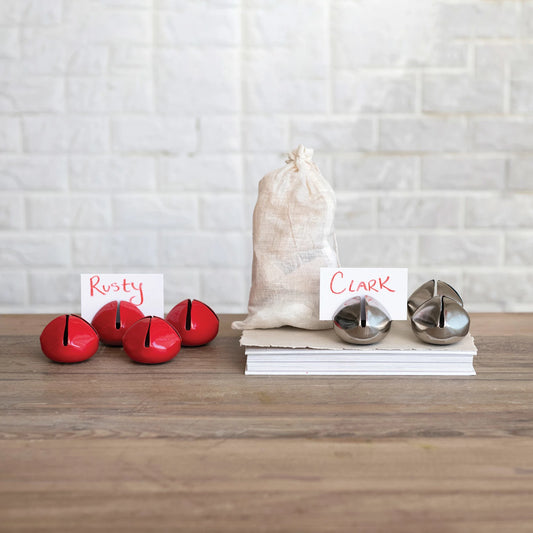 Metal Bell Place Card Holders, The Feathered Farmhouse