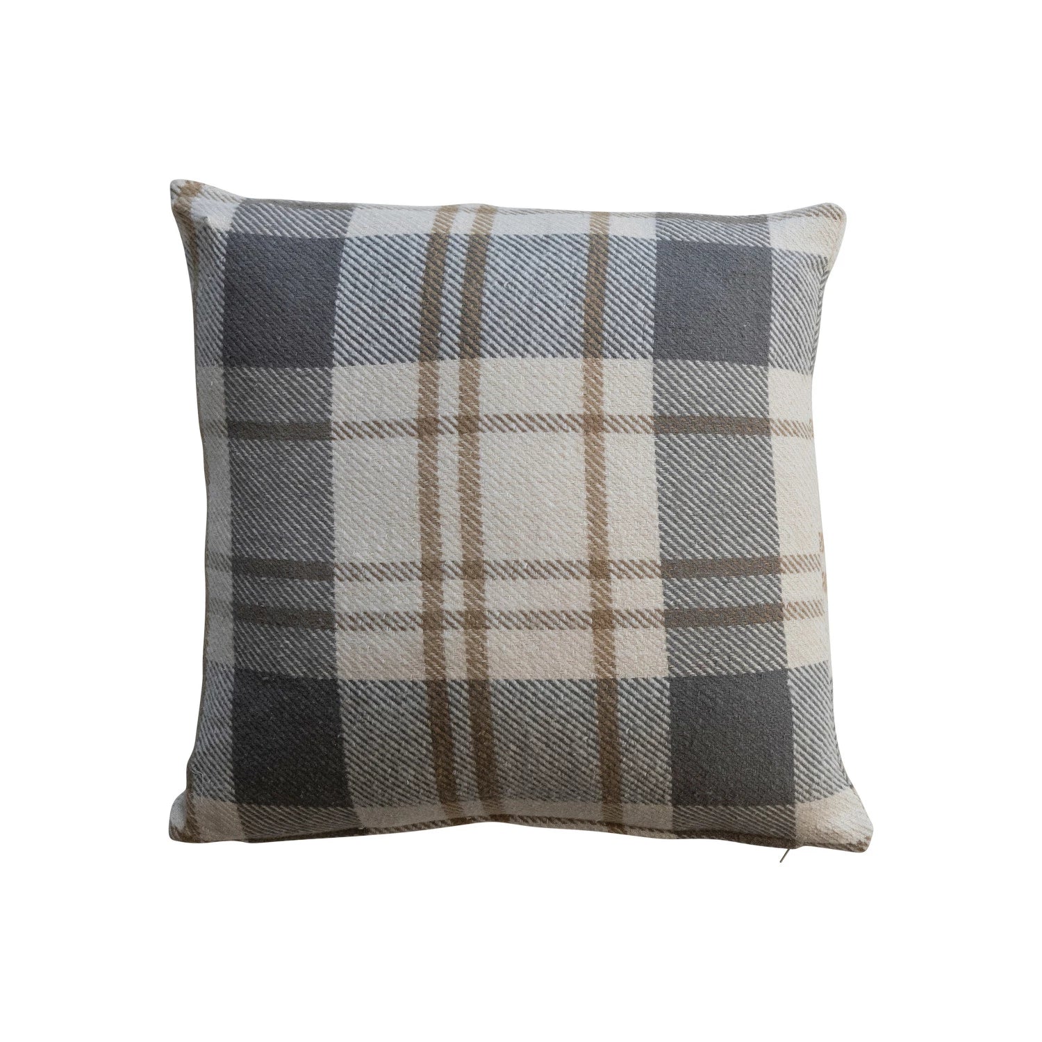 Brushed Cotton Flannel Pillow, The Feathered Farmhouse