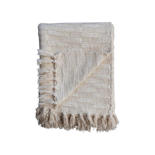 Gold Metallic Thread Throw, The Feathered Farmhouse