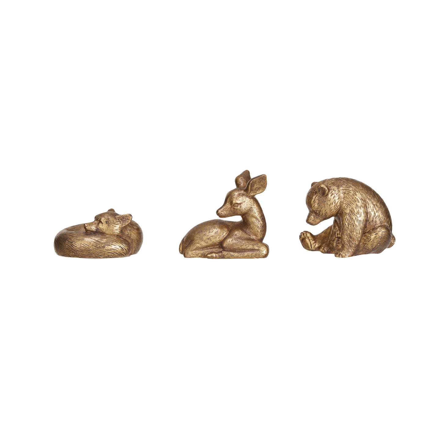 Gold Resin Animal, Feathered Farmhouse