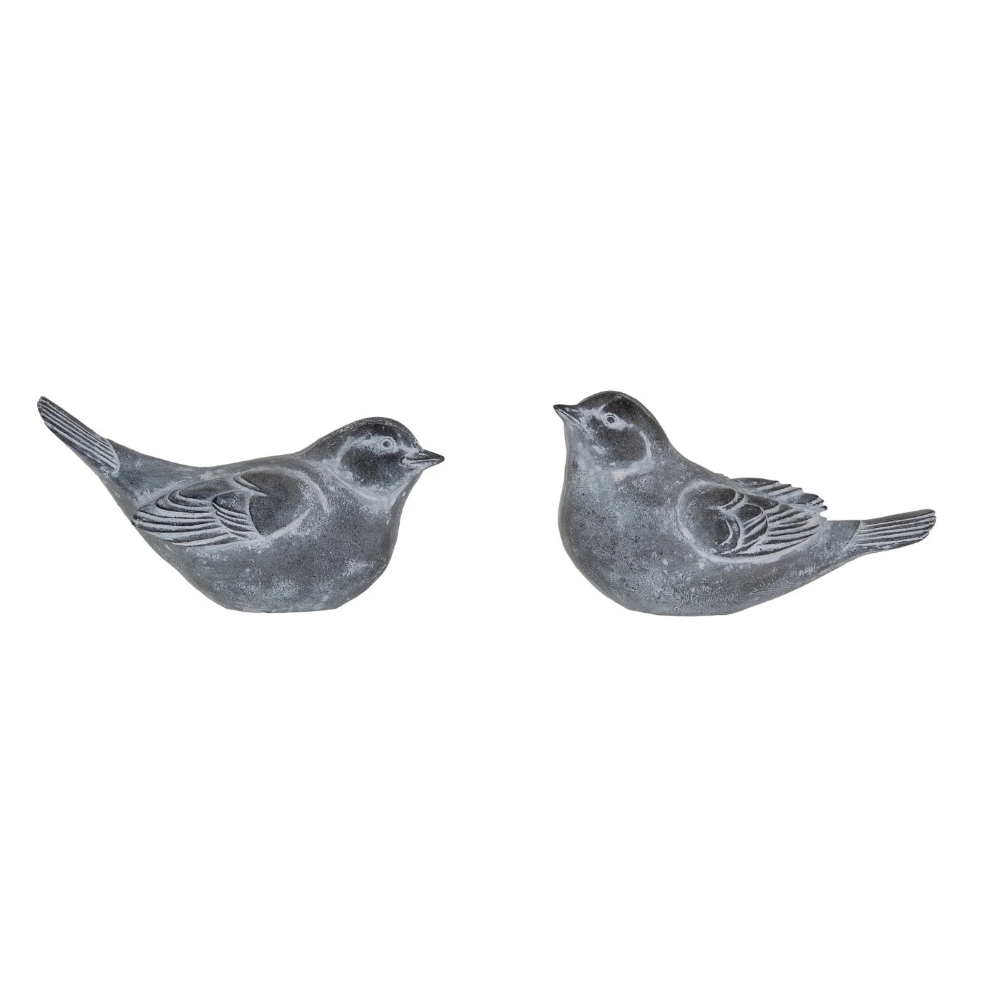 Cement Finish Resin Birds, The Feathered Farmhouse