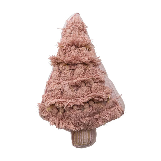 Tree Shaped Pillow, Feathered Farmhouse