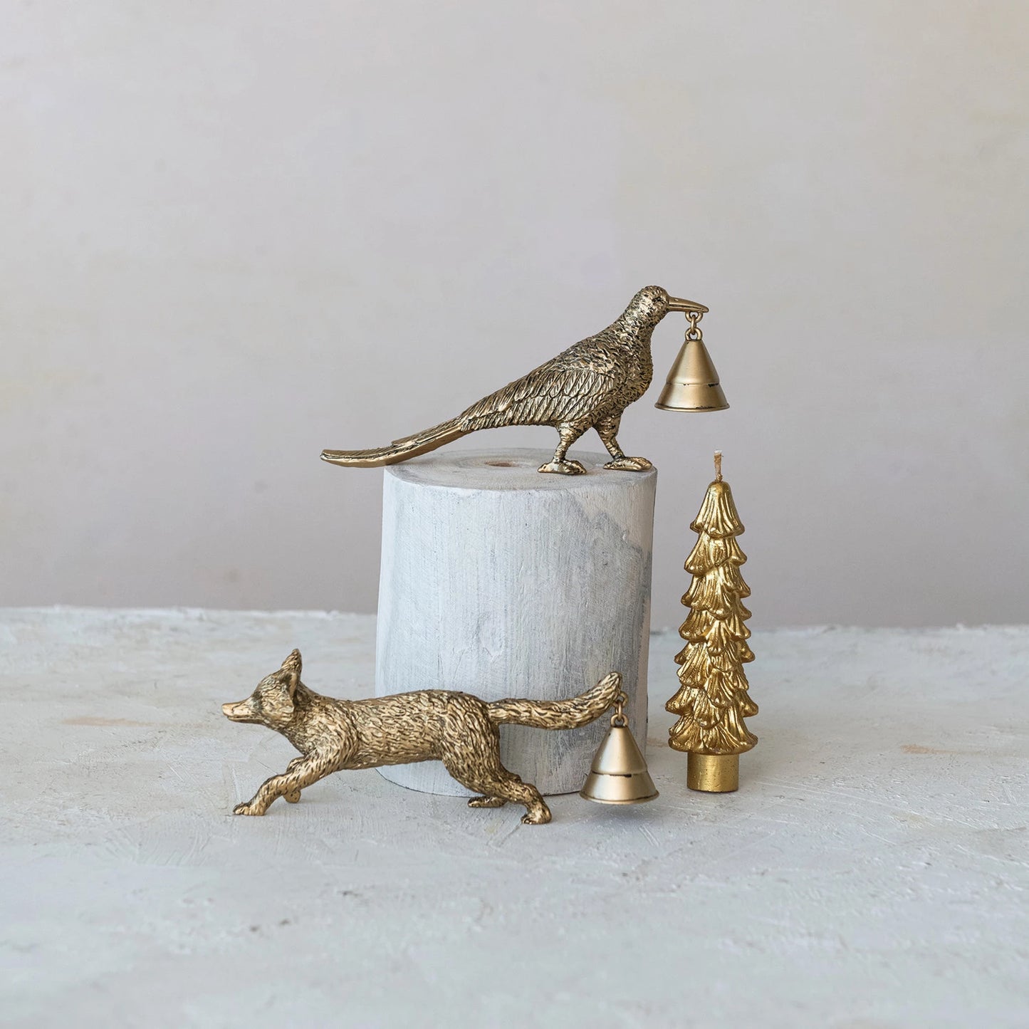 Zinc Alloy Candle Snuffer, Feathered Farmhouse