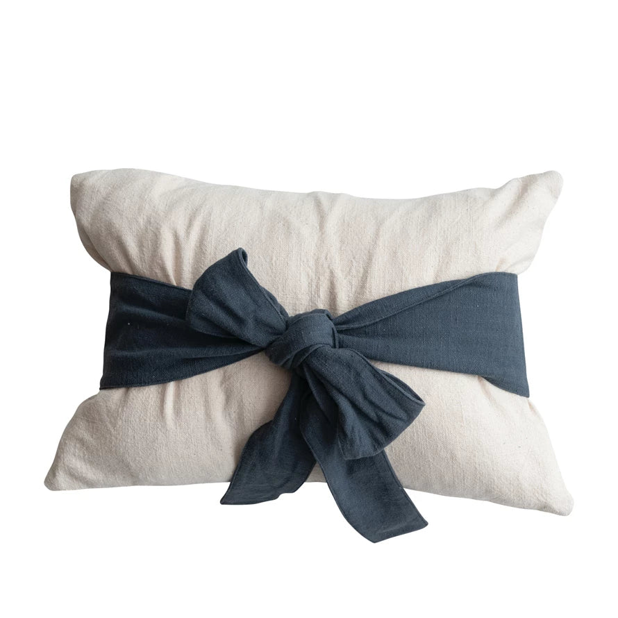 Lumbar Pillow with Bow