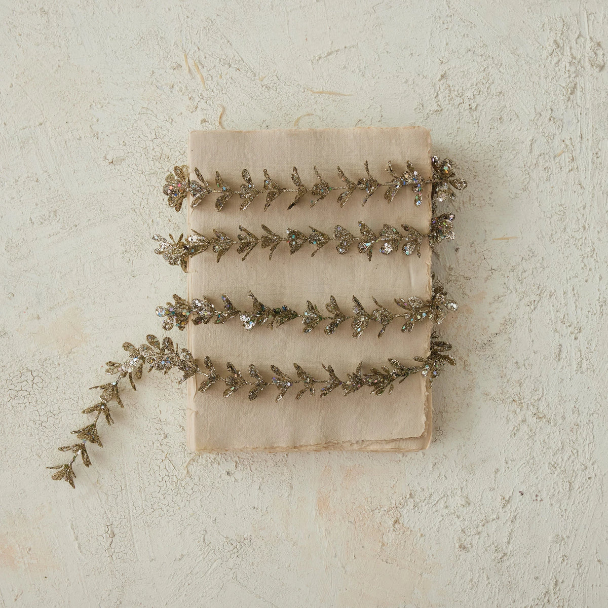 Faux Boxwood Garland, Feathered Farmhouse