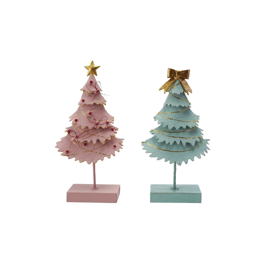 Metal Christmas Tree, Feathered Farmhouse