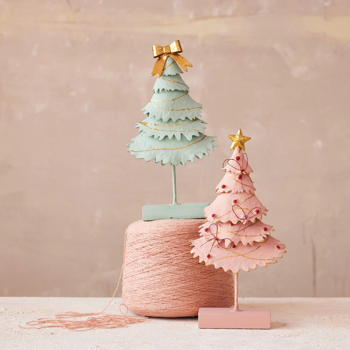 Metal Christmas Tree, Feathered Farmhouse