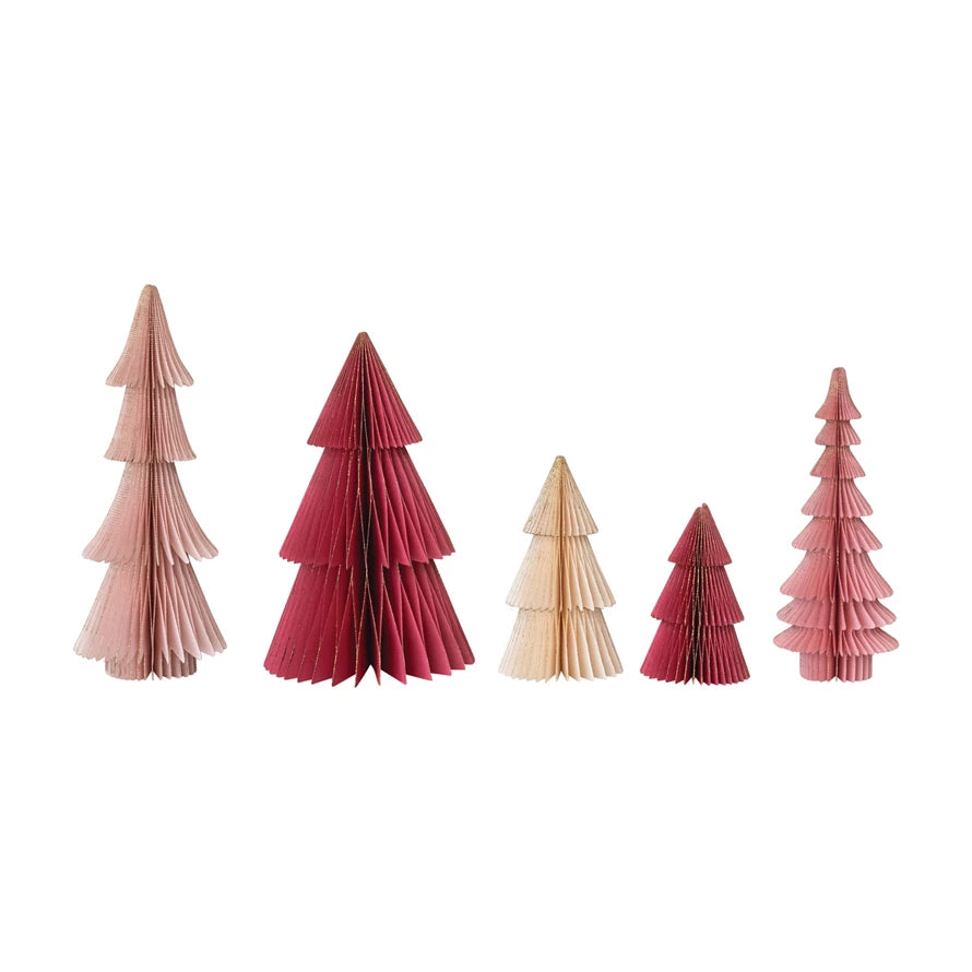 Honeycomb Tree with Gold Edge, Feathered Farmhouse