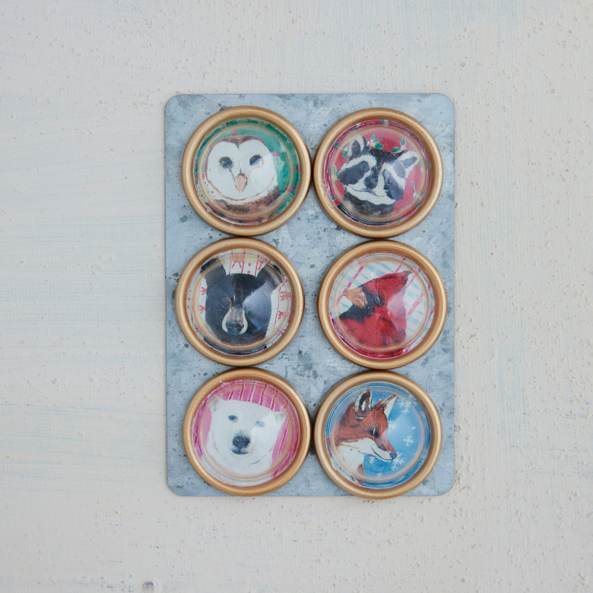 Holiday Animal Magnets, Feathered Farmhouse