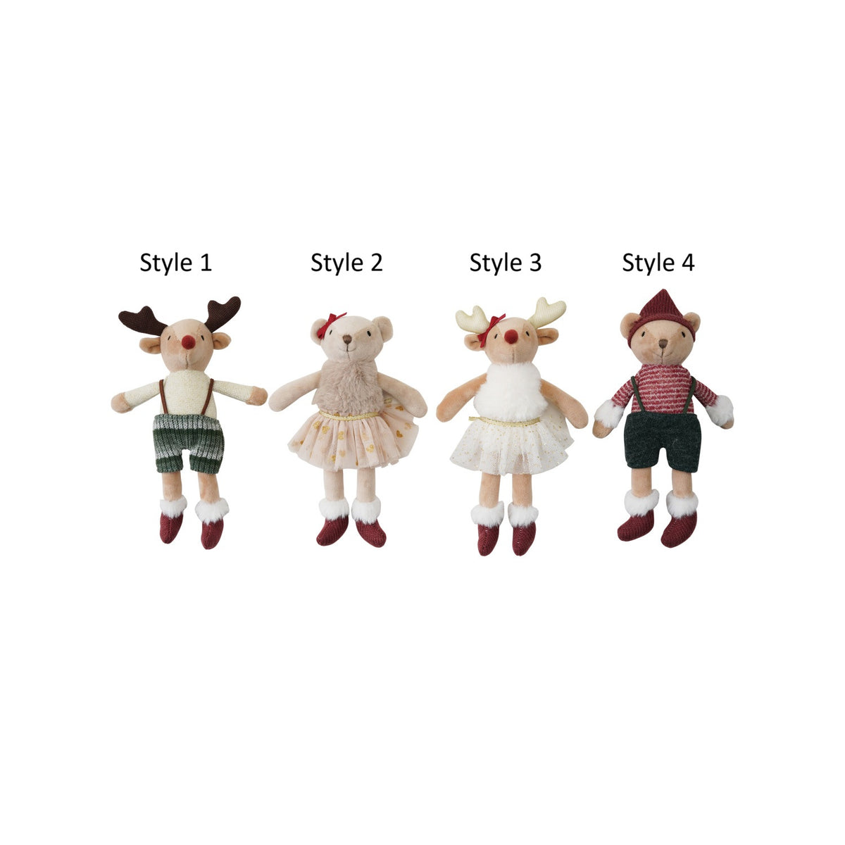 Plush Holiday Animal, Feathered Farmhouse