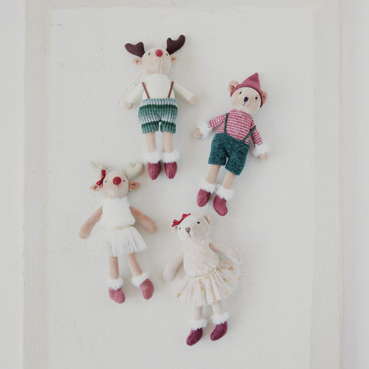 Plush Holiday Animal, Feathered Farmhouse