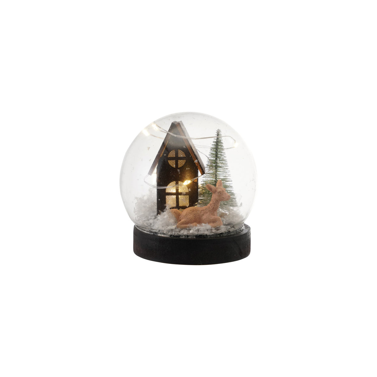 Cabin Snow Globe, Feathered Farmhouse