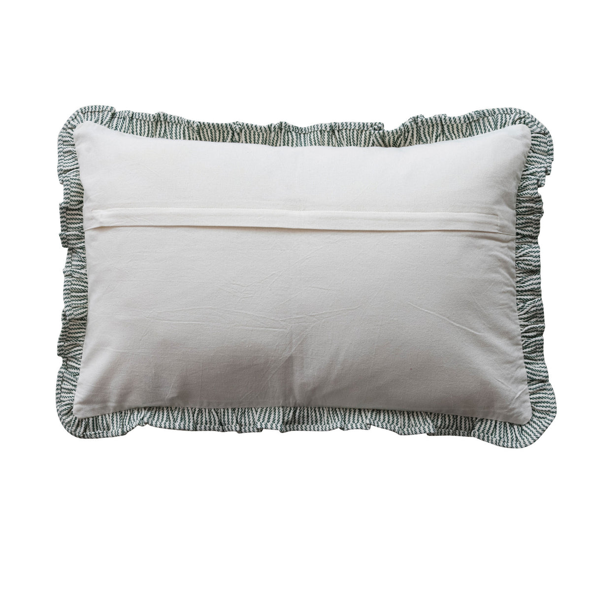 Striped Lumbar Pillow, Feathered Farmhouse