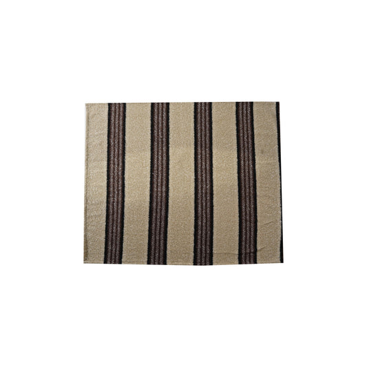 Faux Sherpa Striped Throw, Feathered Farmhouse