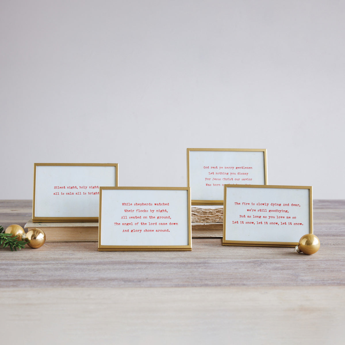 Metal & Glass Frame with Saying, Feathered Farmhouse