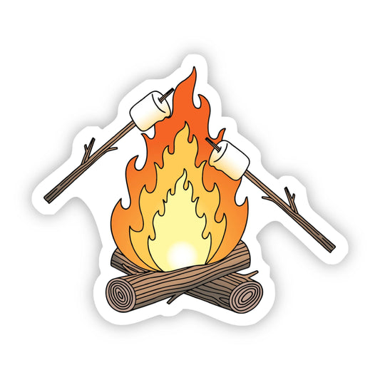 Campfire S'mores Sticker