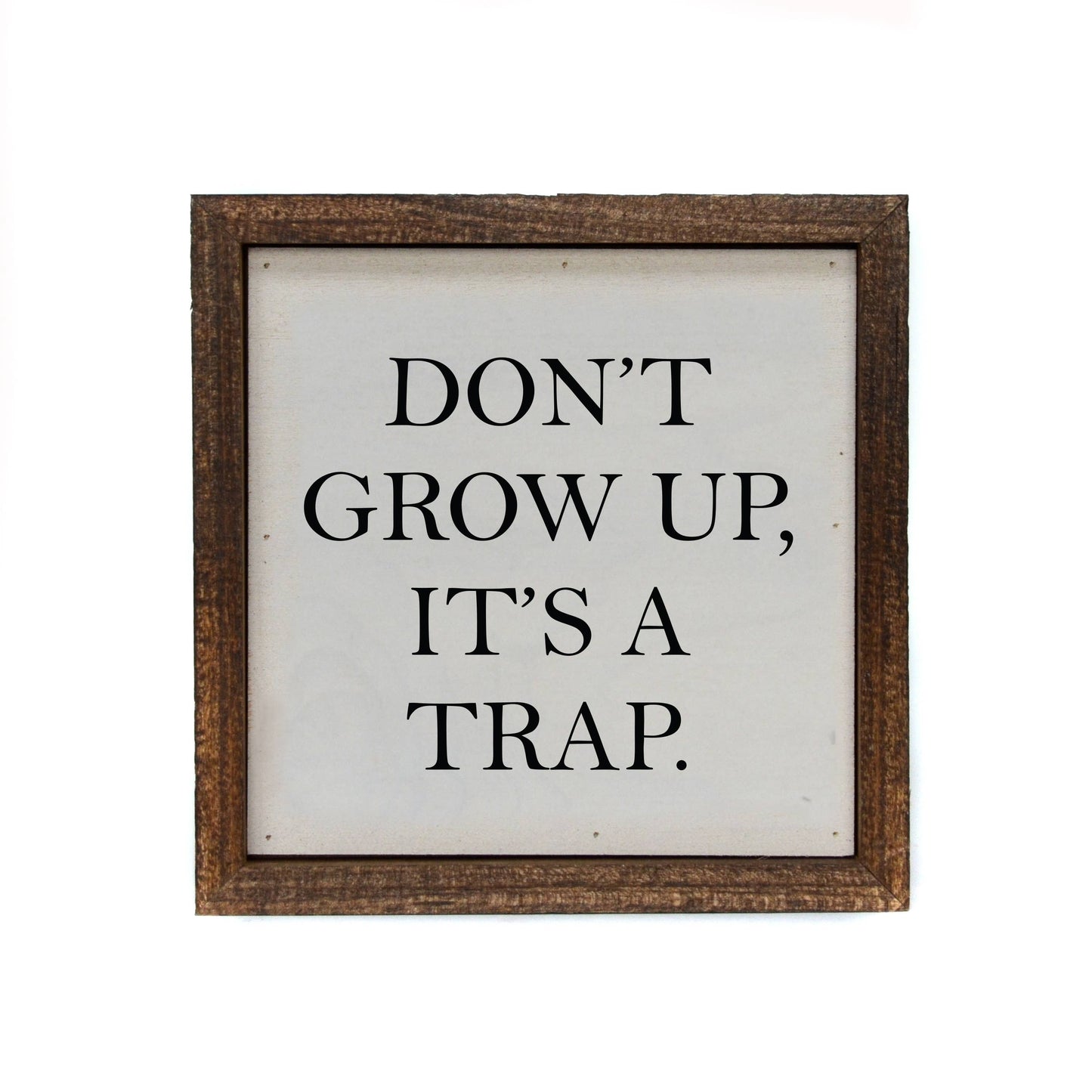 Don't Grow Up, It's A Trap Desk Sitter, The Feathered Farmhouse