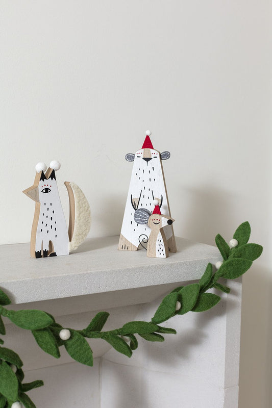 Winter Party Figurines, Feathered Farmhouse