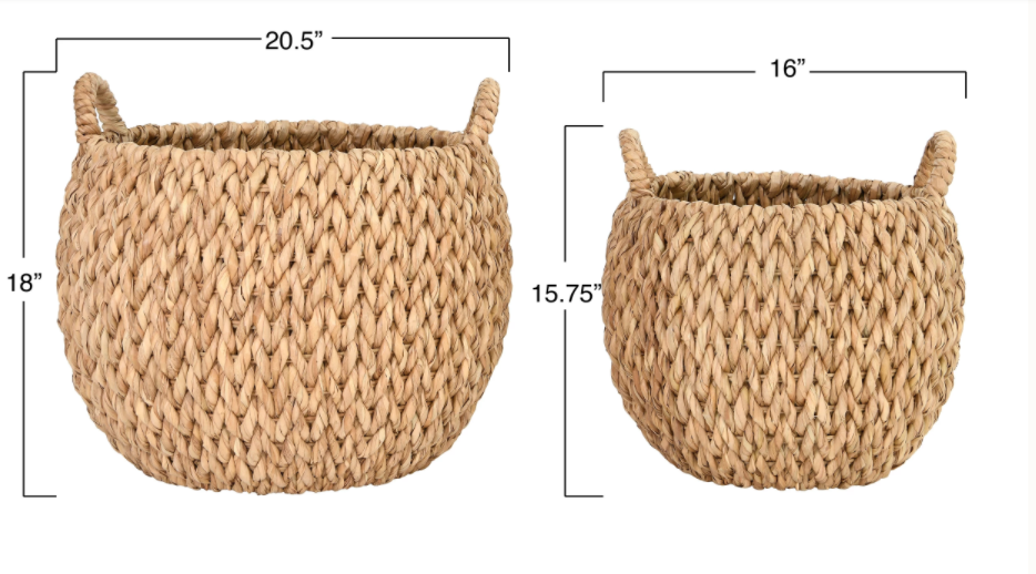 Woven Baskets, The Feathered Farmhouse