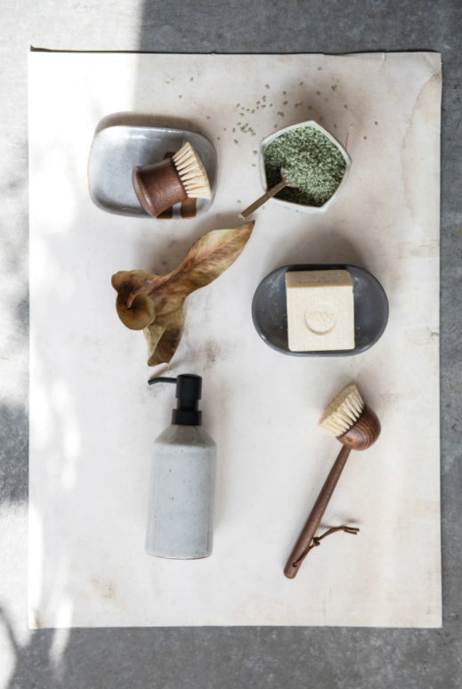 Stoneware Soap Dispenser, The Feathered Farmhouse