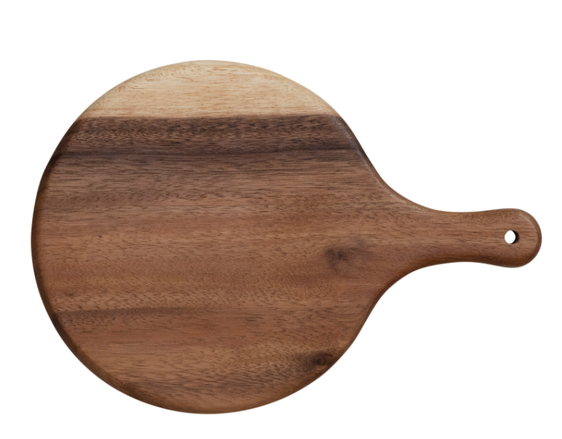 Suar Wood Cheese + Cutting Board, Feathered Farmhouse