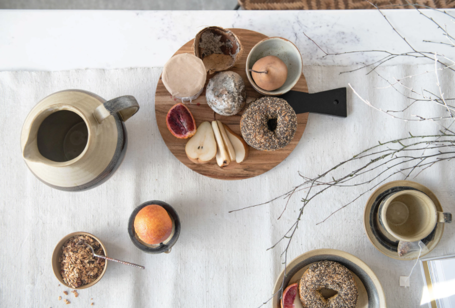 Round Cutting Board, Feathered Farmhouse