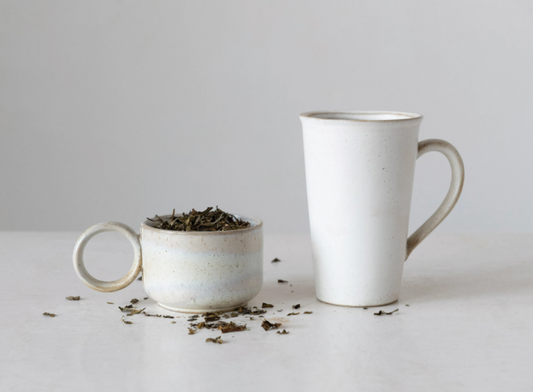 Stoneware Mug, Feathered Farmhouse