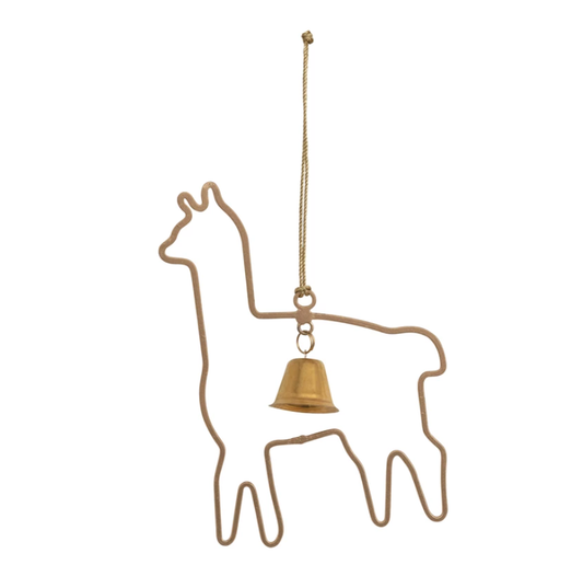 Llama Ornament , Feathered Farmhouse