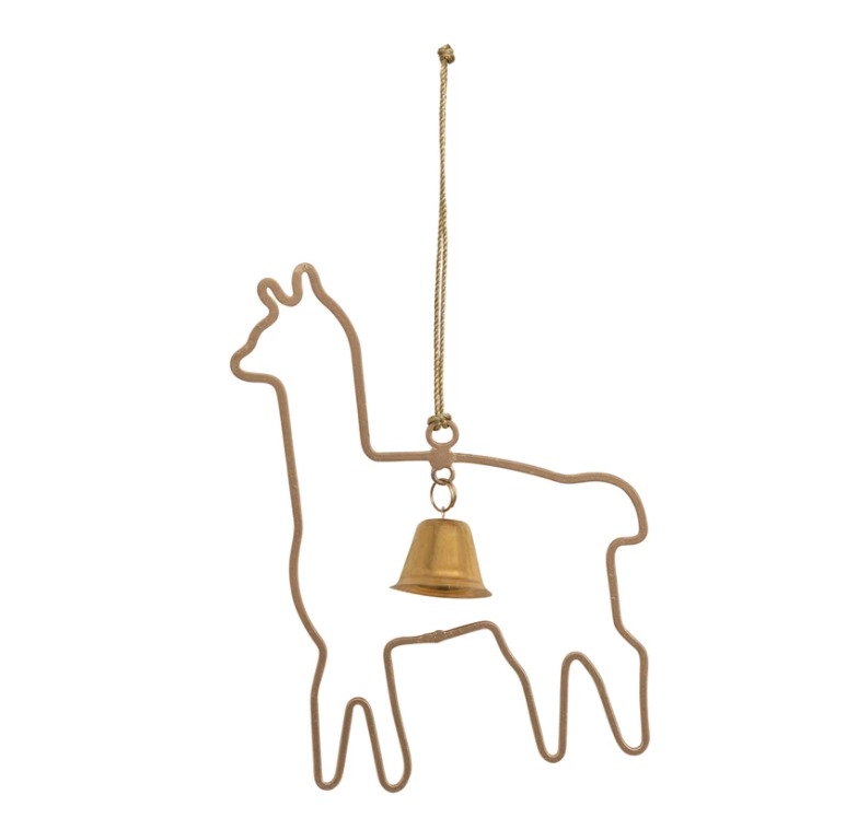 Llama Ornament , Feathered Farmhouse