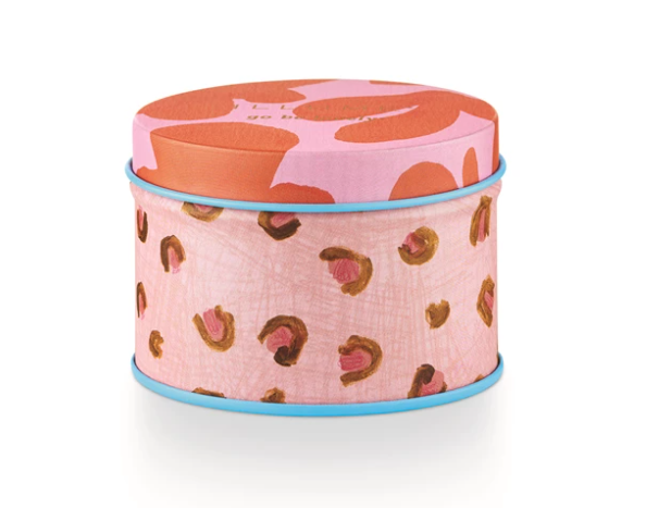 Pink Pepper Fruit Tin, Feathered Farmhouse