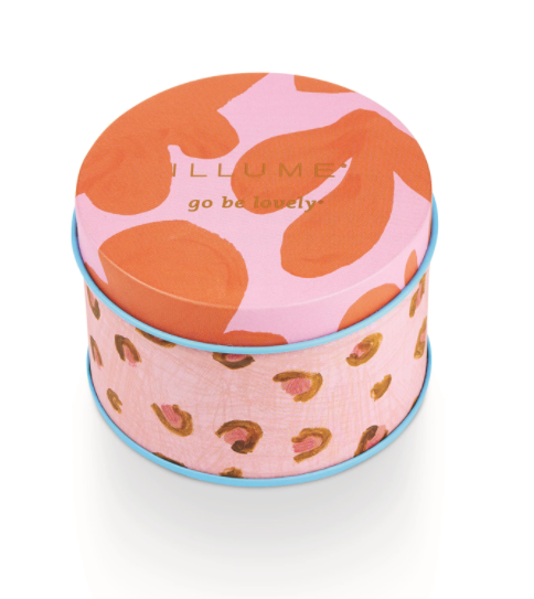 Pink Pepper Fruit Tin, Feathered Farmhouse