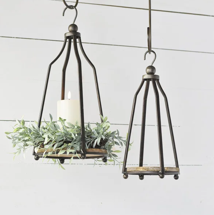 Tin + Wood Hanging Displayers, The Feathered Farmhouse