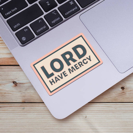 Lord Have Mercy Sticker - Pink