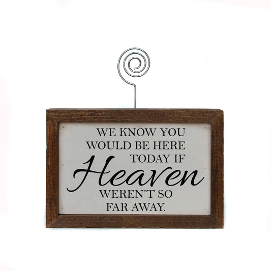 Heaven Tabletop Picture Frame Block, The Feathered Farmhouse