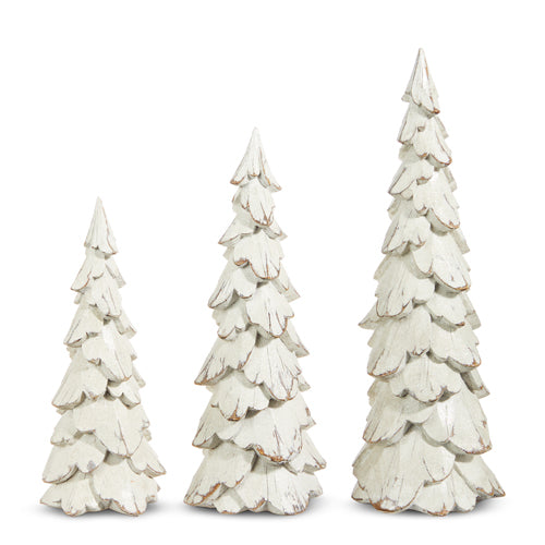 Glittered Distressed Trees, The Feathered Farmhouse