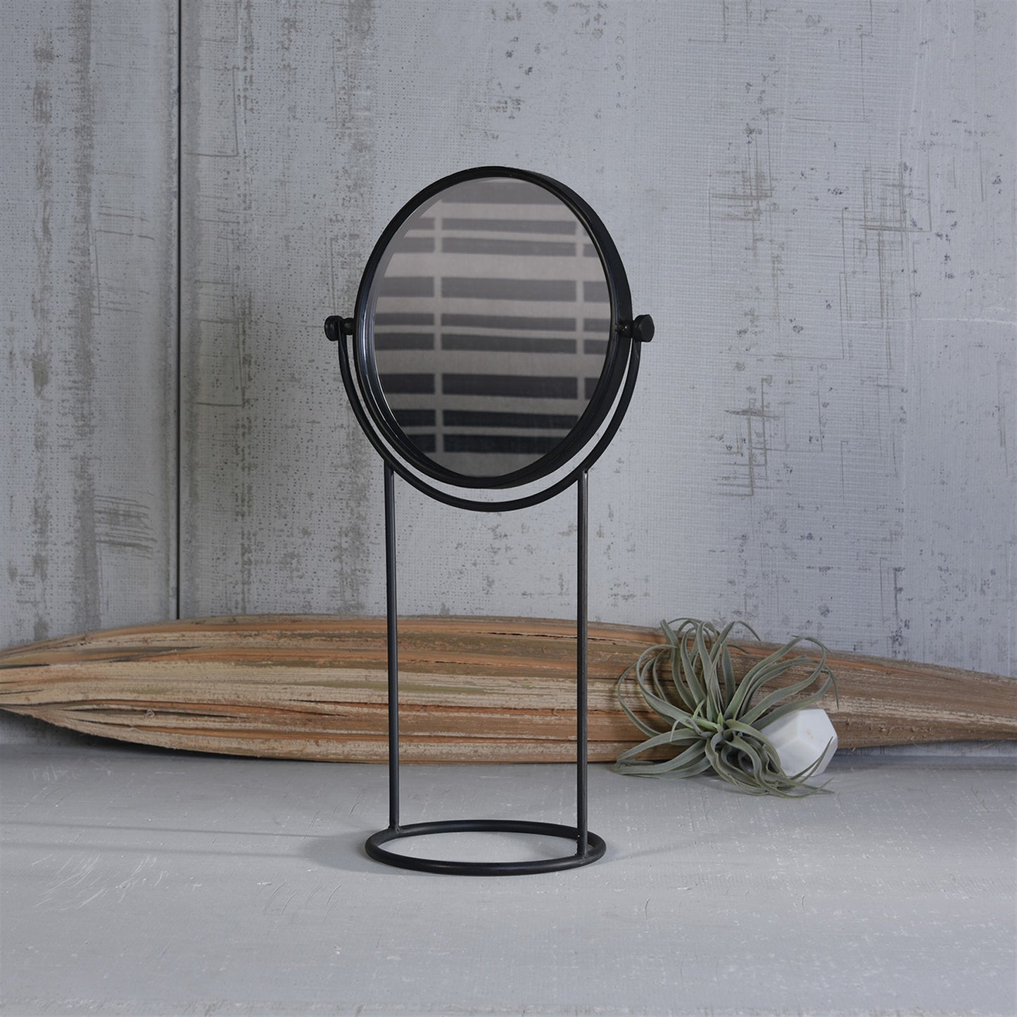 Archer Swiveling Mirror, Feathered Farmhouse