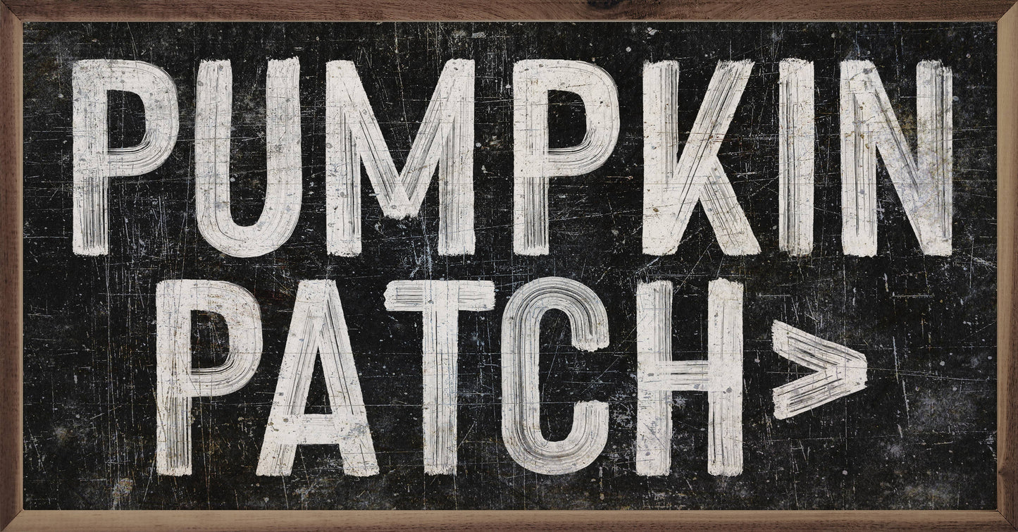 Pumpkin Patch Arrow Black