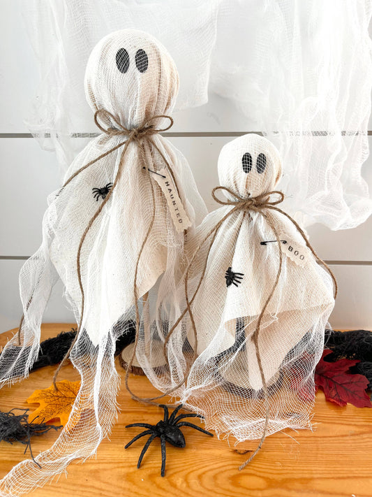 Rustic Primitive Halloween Ghosts