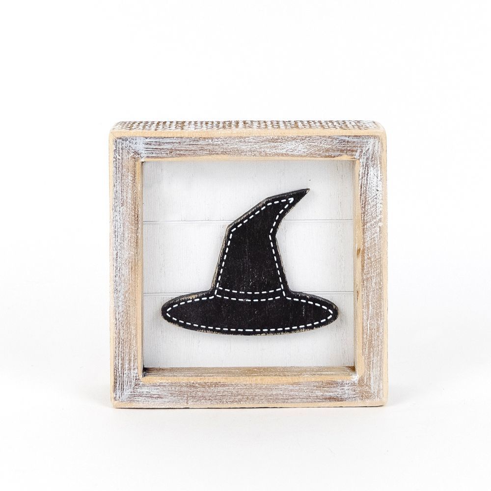 Reversible Witch Hat + Leaf Sign, The Feathered Farmhouse