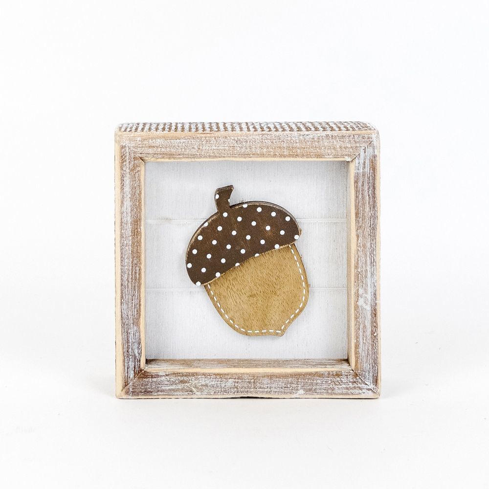 Reversible Acorn + Ghost Sign, The Feathered Farmhouse