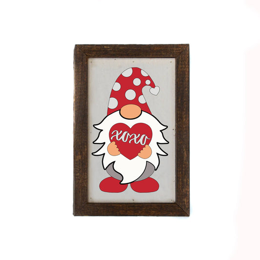 Valentine Gnome With XOXO Home Accent, The Feathered Farmhouse