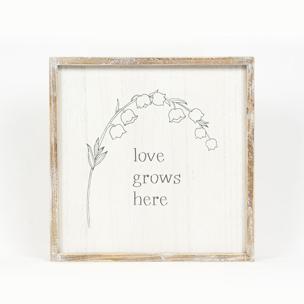 Spring + Love Reversible Sign, The Feathered Farmhouse