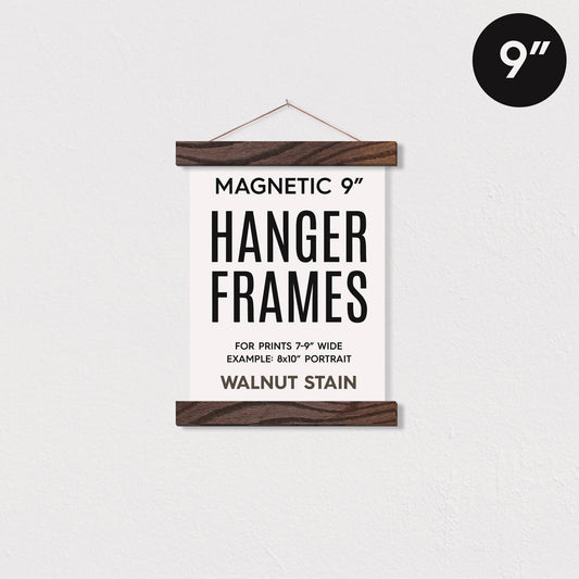 9" MAGNETIC Poster Hanger Frame for 8x10" Portrait Prints