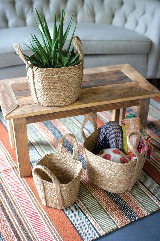 Square Seagrass Basket, The Feathered Farmhouse