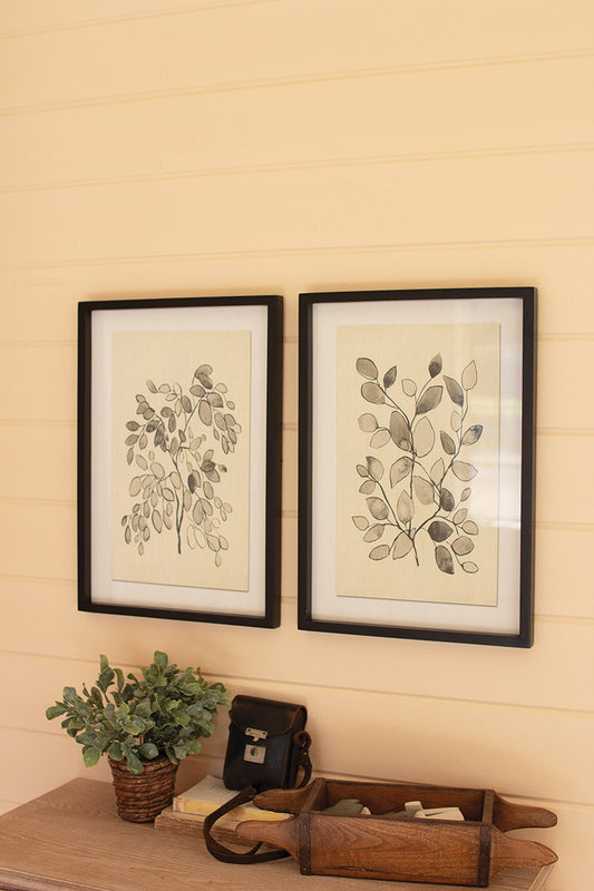 Black Leaf Print, The Feathered Farmhouse