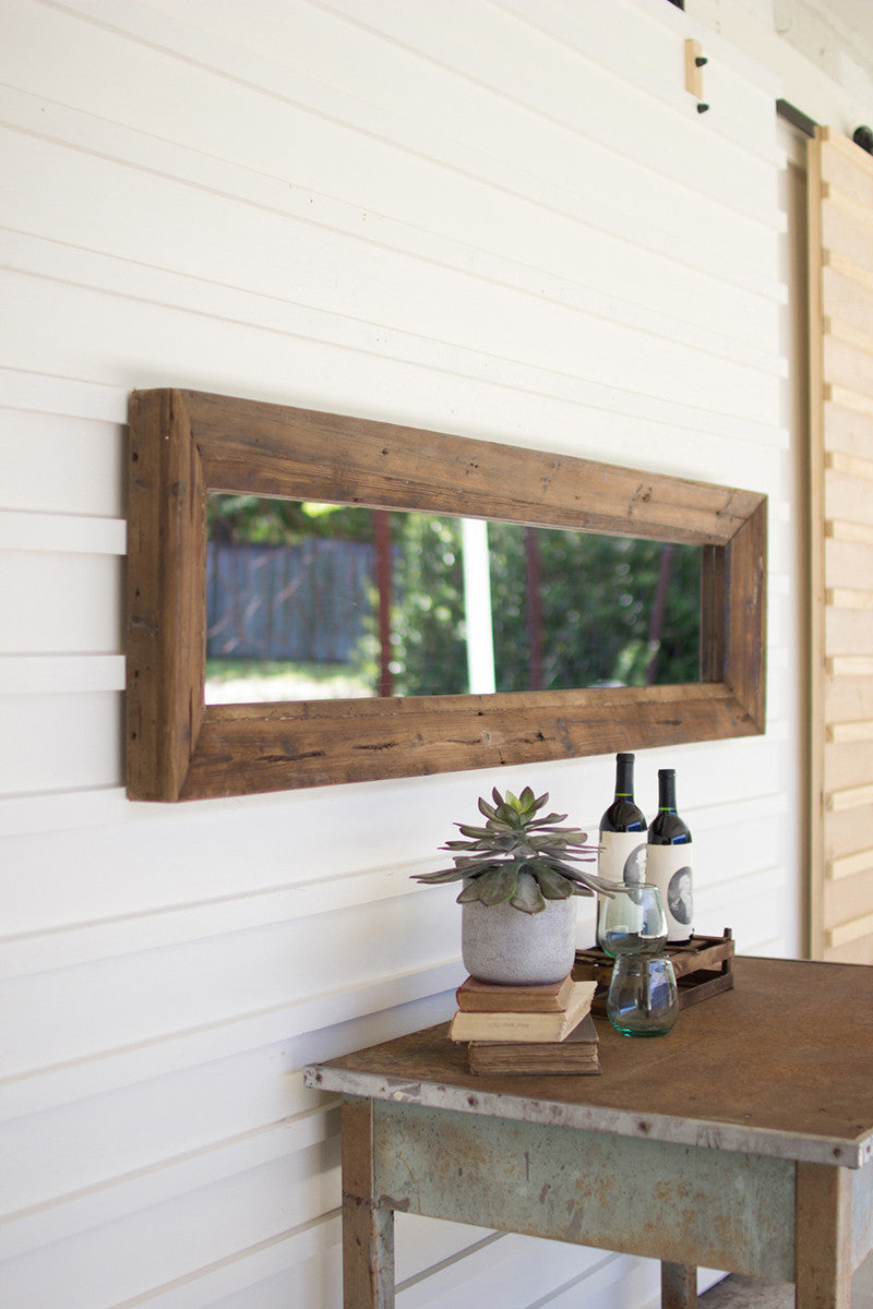 Recycled Wood Mirror, The Feathered Farmhouse
