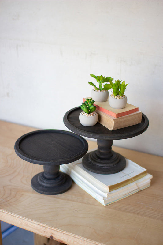 Wooden Display Pedestals