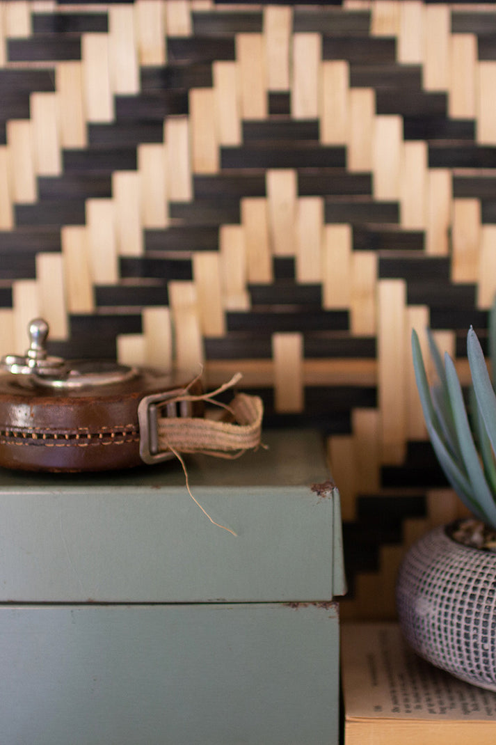 Woven Cane Wall Shelf, The Feathered Farmhouse The Feathered Farmhouse